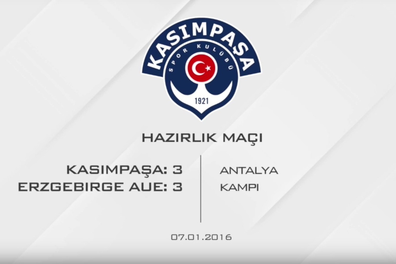 Kasımpaşa - Erzgebirge Aue Friendly Game Highlights