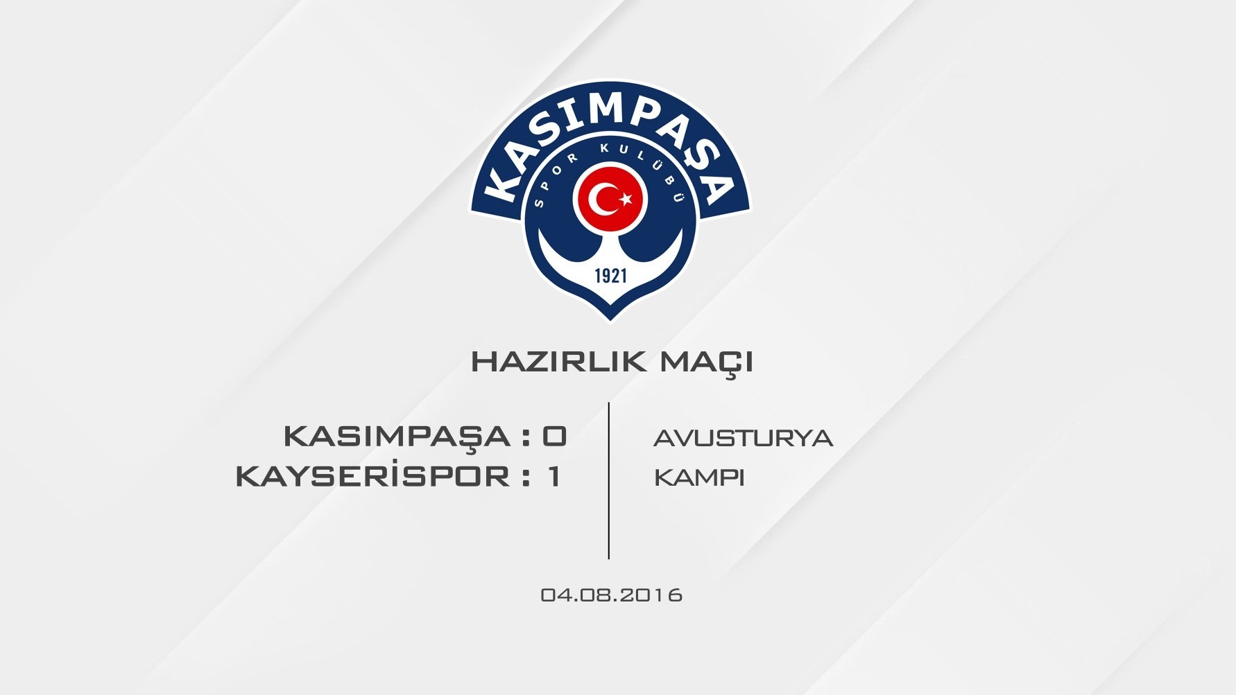 Kasımpaşa-Kayserispor Friendly Game Highlights