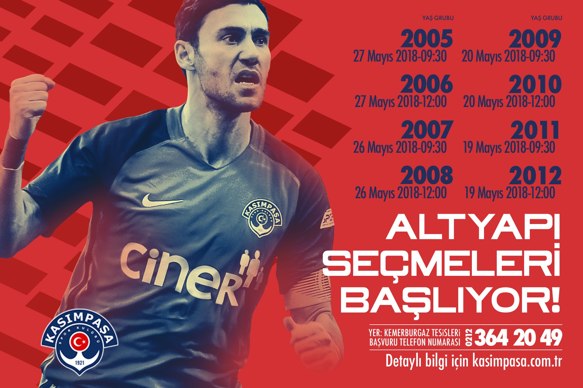 2018 altyapı seçmeleri