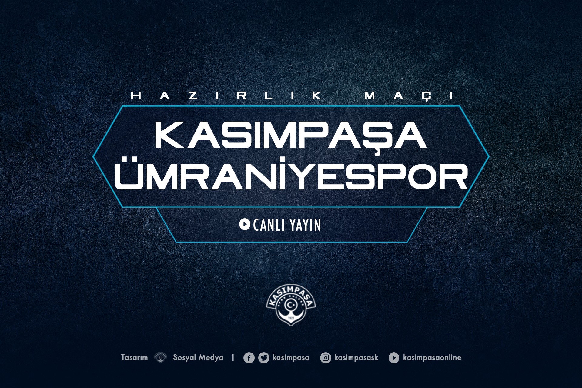 Kasımpaşa - Ümraniyespor (Canlı Yayın)