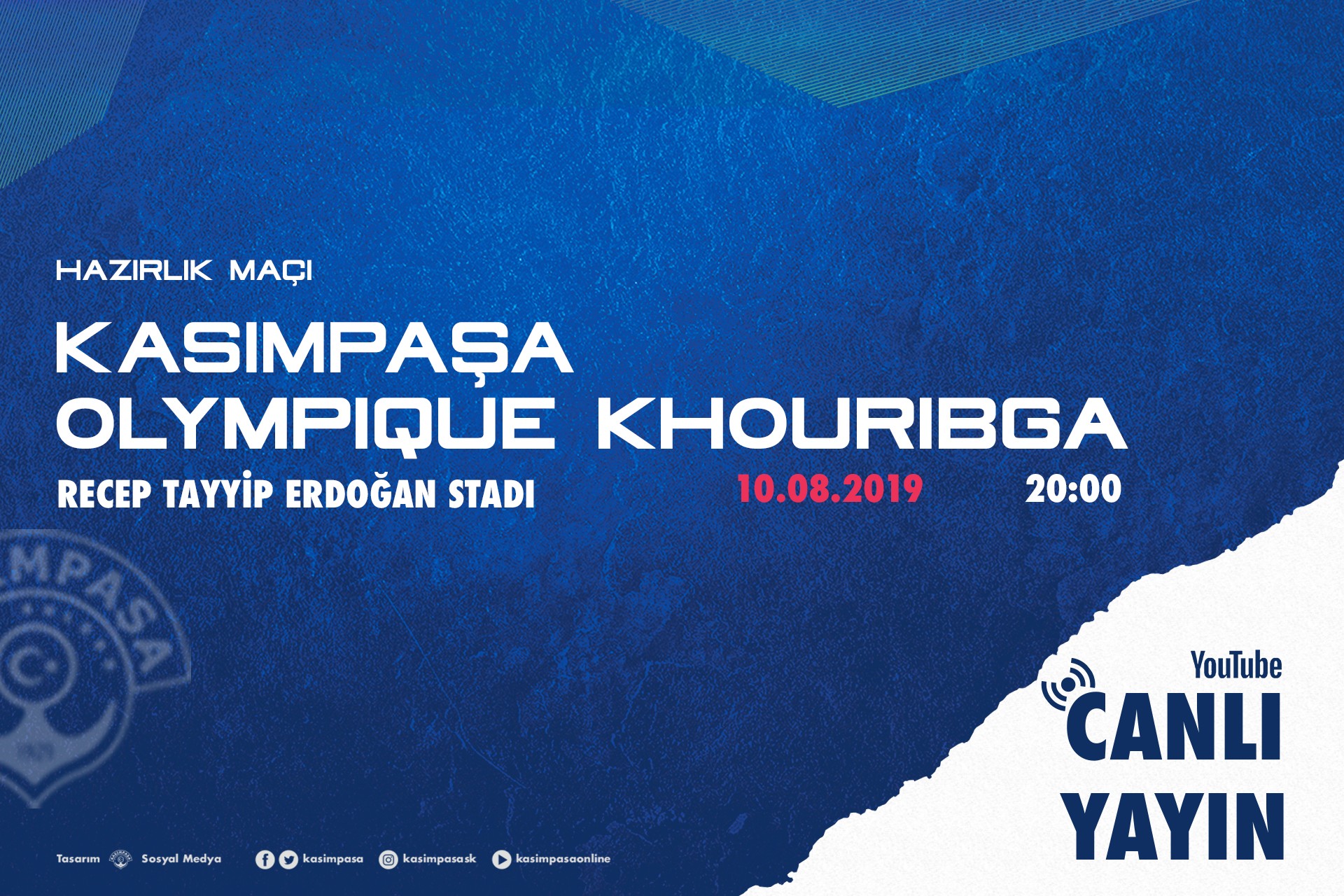 Olympique Khouribga ile hazırlık maçı