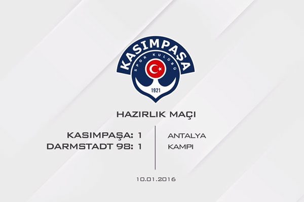 Hazırlık Maçı | Kasımpaşa - Darmstadt 98 (ÖZET)