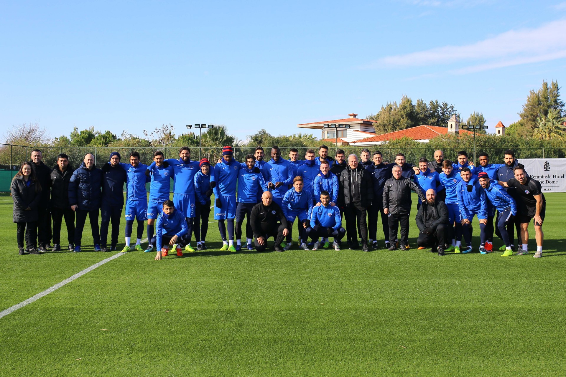 Antalya’da ilk antrenman yapıldı